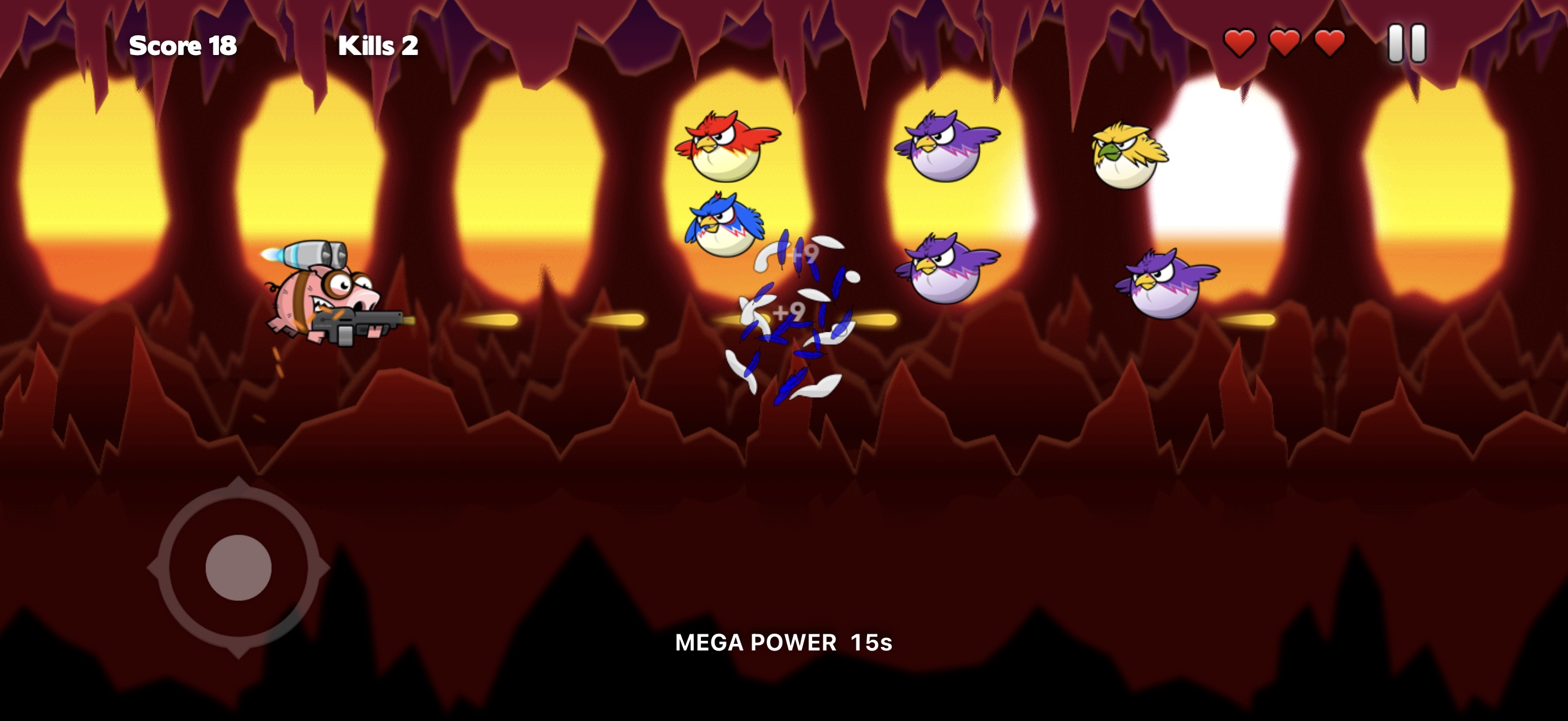 Mega Power em ação